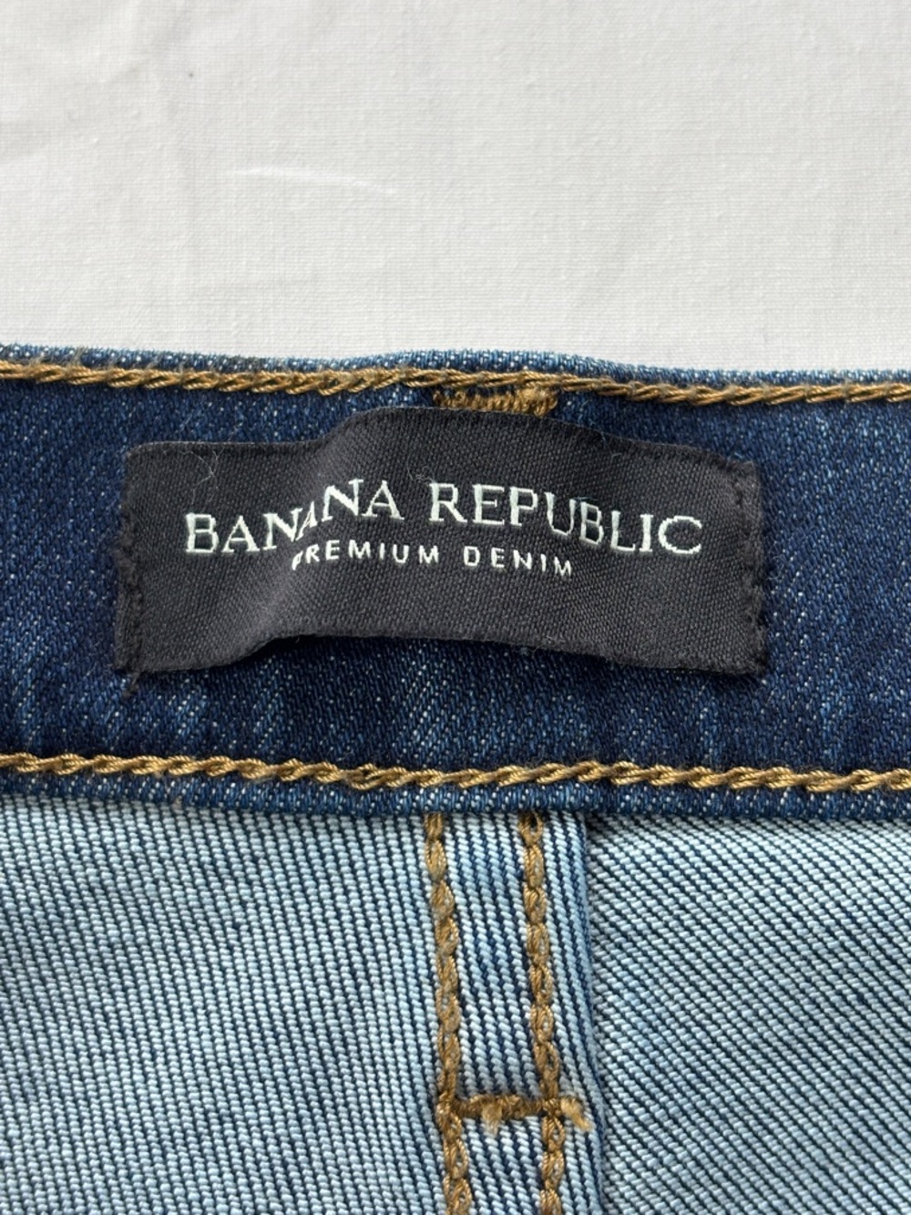 💙 Banana Republic High Rise Jeans Womens 30 Skinny Short NWT Dark Wash Denim 💙 - Picture 11 of 13